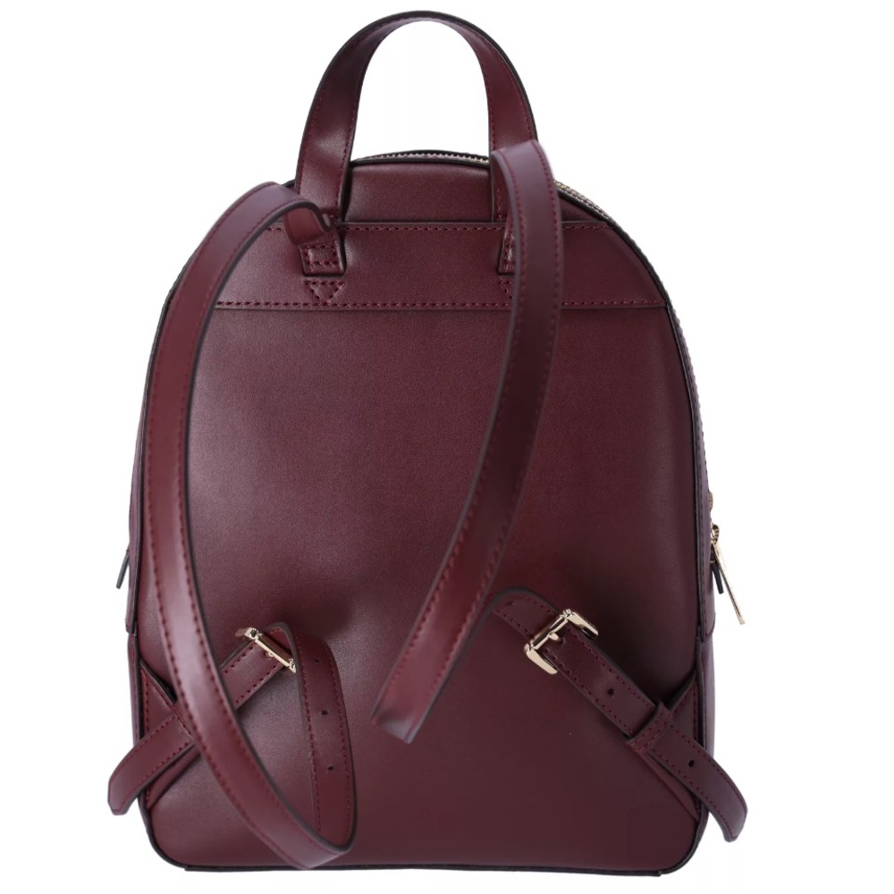 Michael Kors Jaycee Medium Leather Zip Pocket Backpack Oxblood/ Original Tag - Picture 3 of 6
